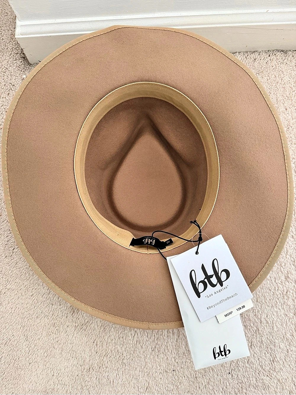 btb Wide Brim Fedora in Brown NWT - Picture 5 of 5